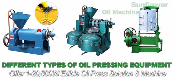 different size sunflower oil press machine